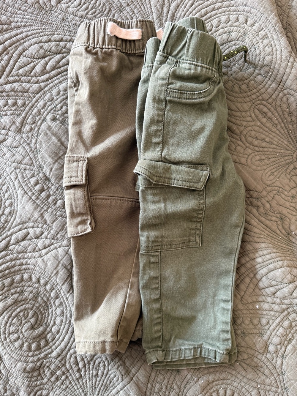 2 pairs of Boys 18 month Cargo Pants